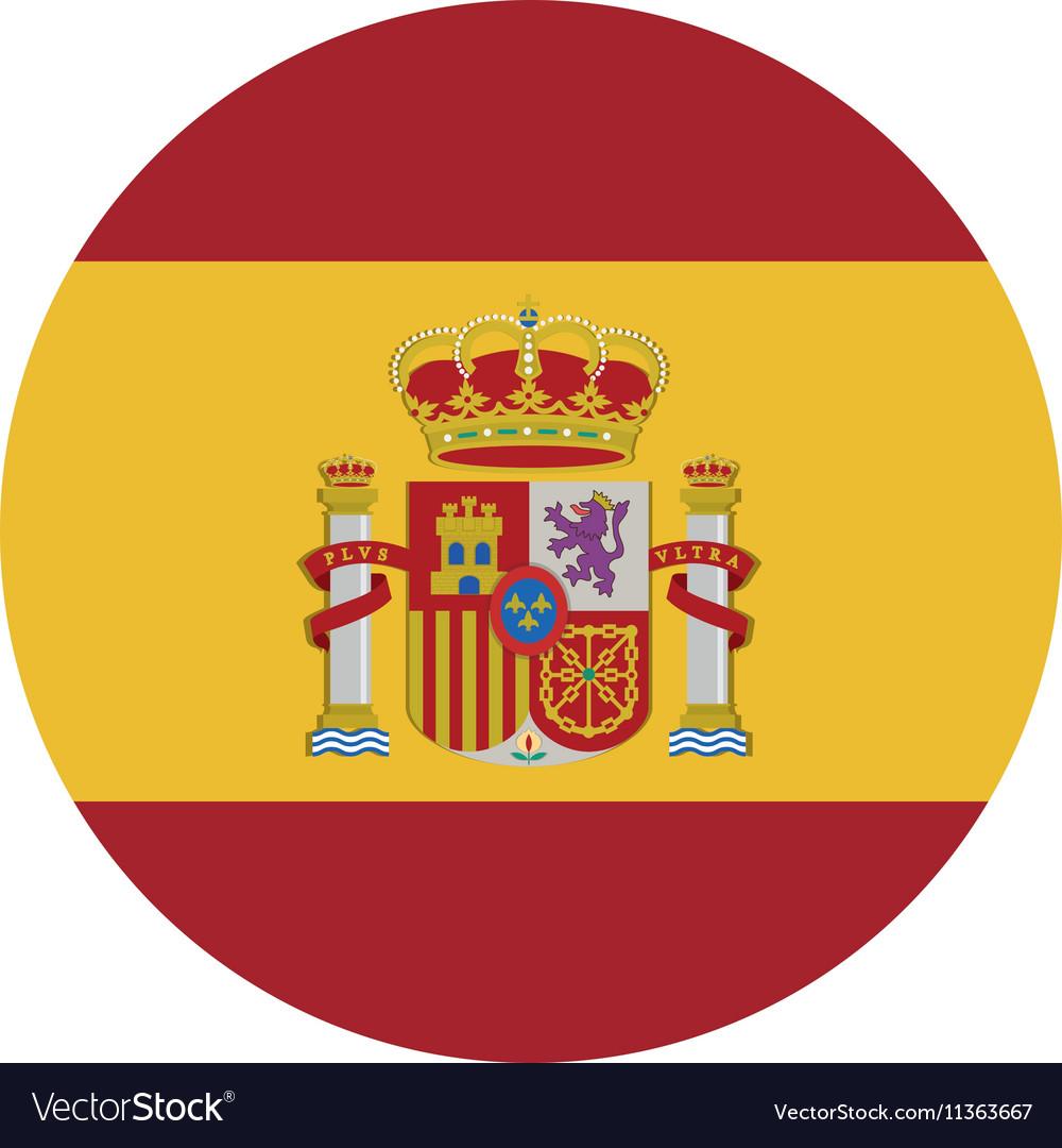 spain flag isolated icon vector 11363667